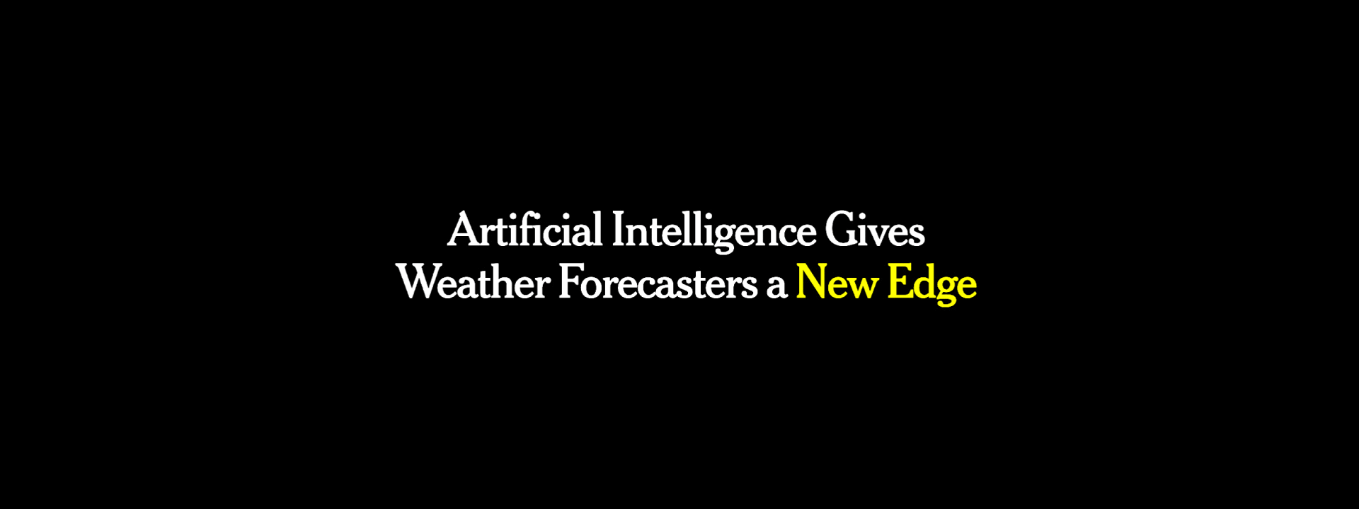 AI Forecast Headlines